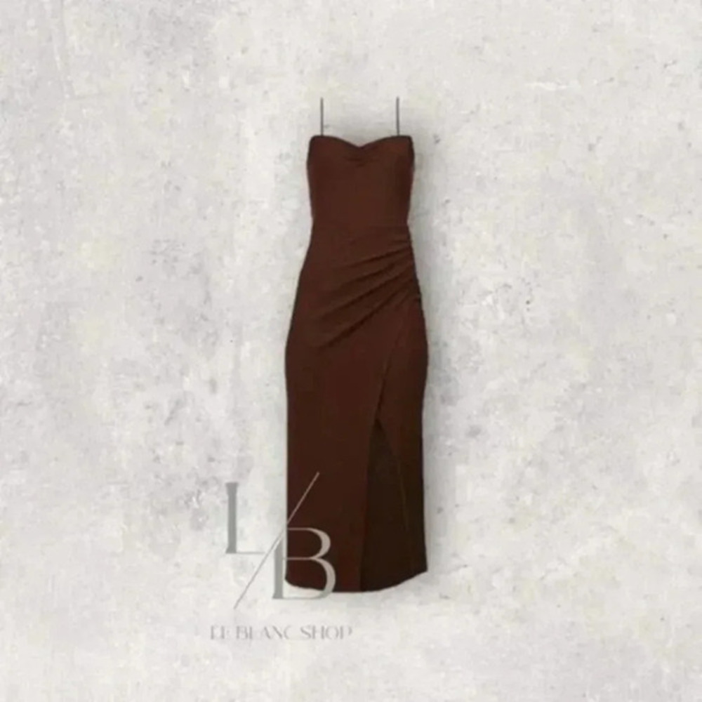 NEW Reformation Formosa Brown Dress B421